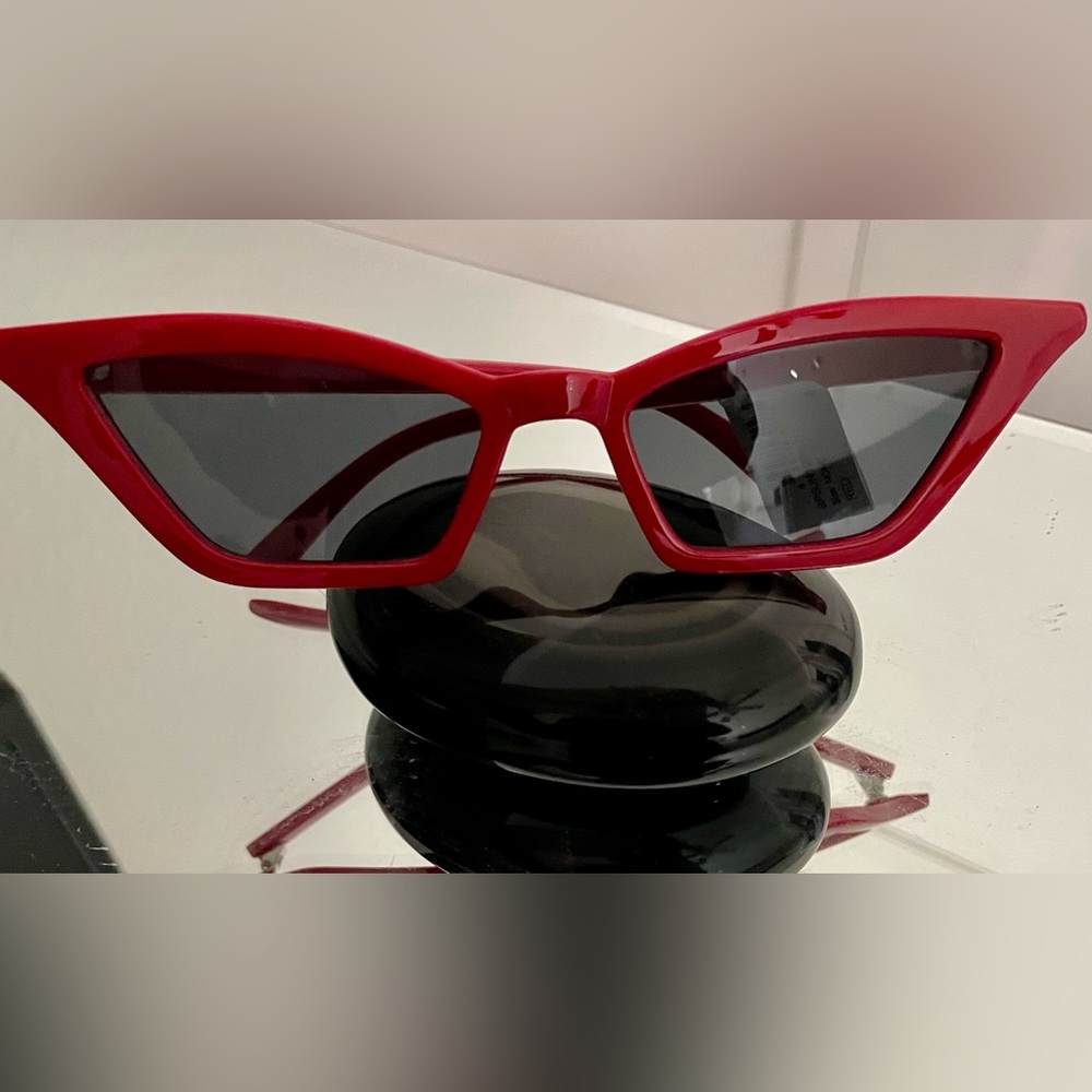 Cateye Red Sunglasses